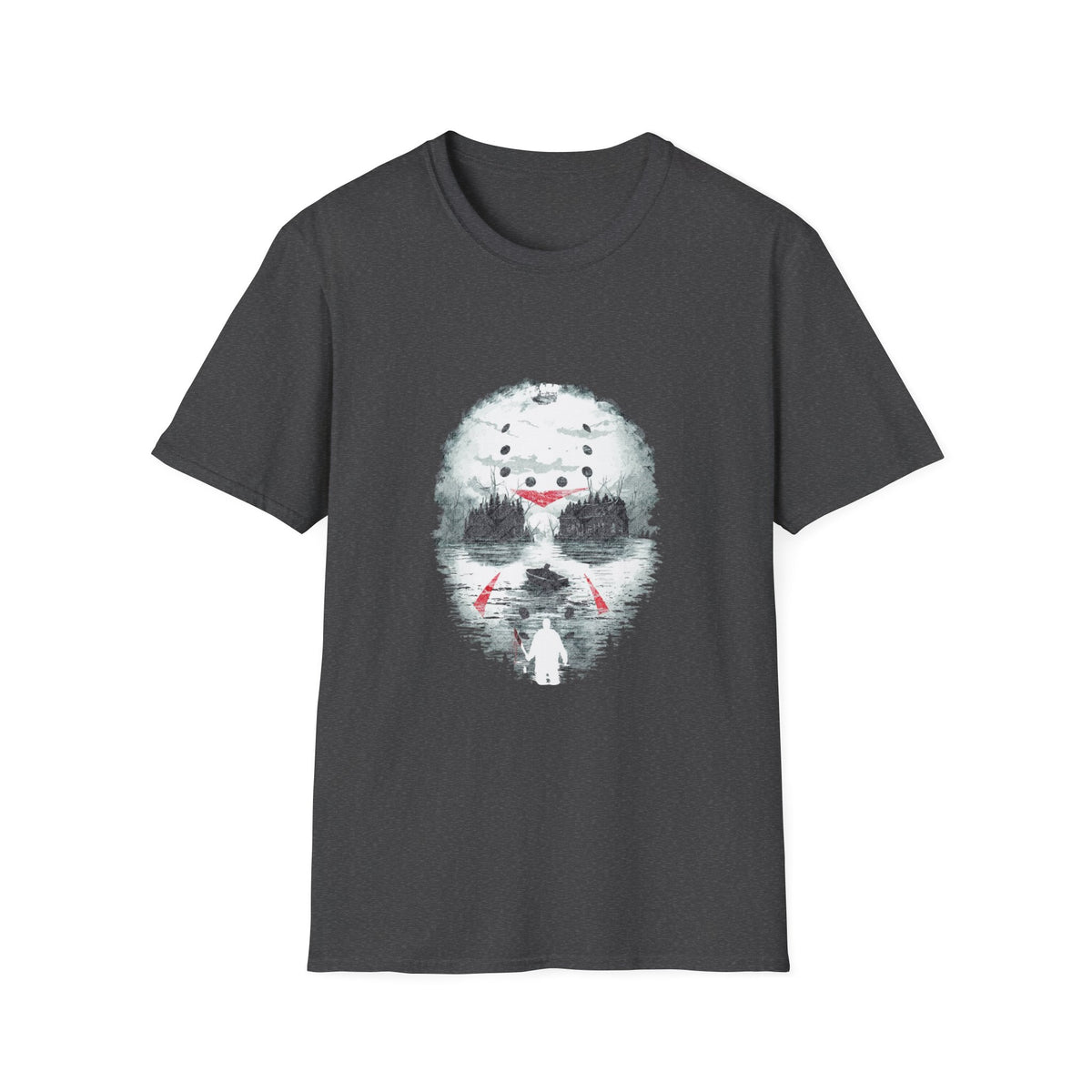 Horror Hockey Mask Friday The 13th T-Shirt —  Jason Inspired Graphic Tee