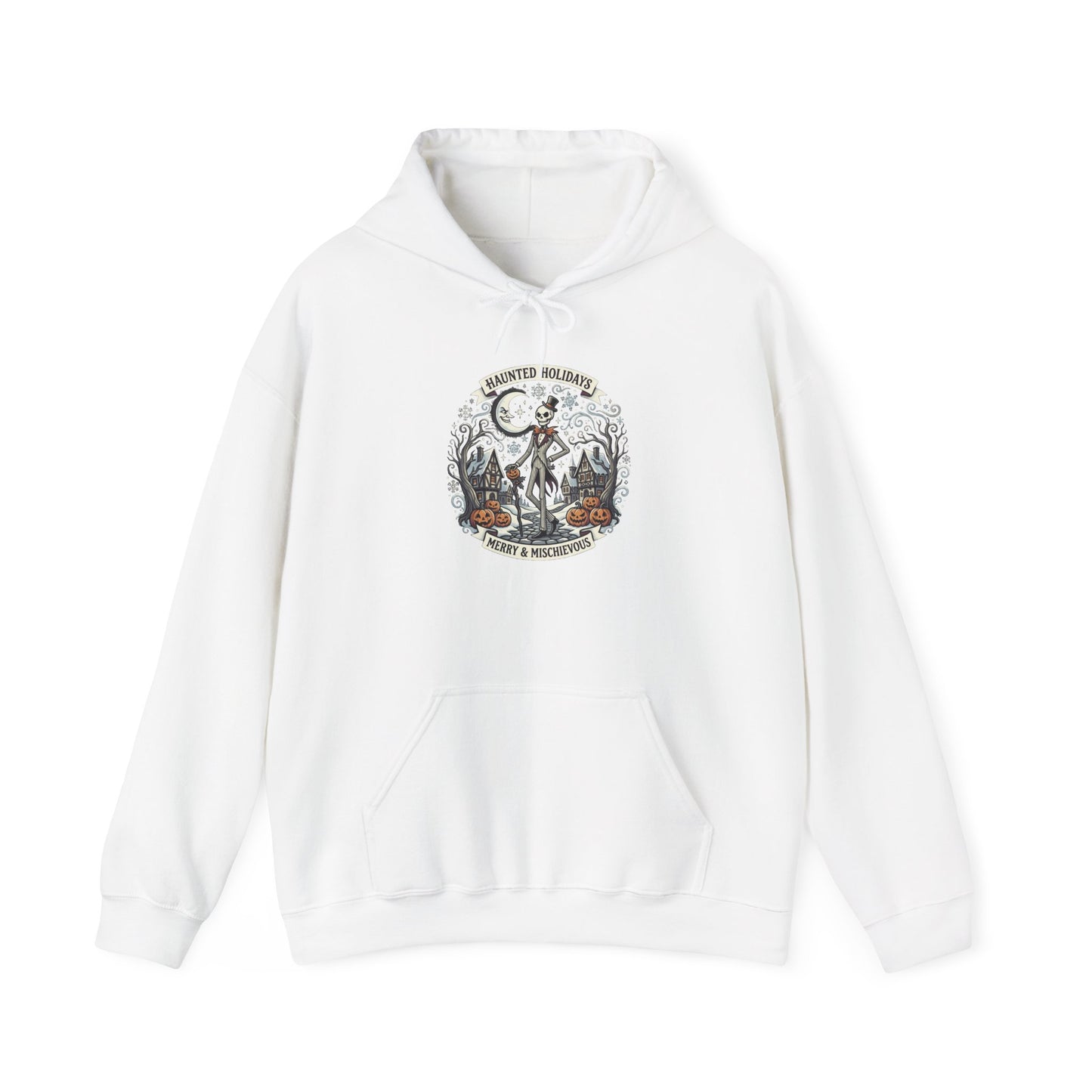 Vintage Skull and Roses hoodie | Gothic Botanical Illustration