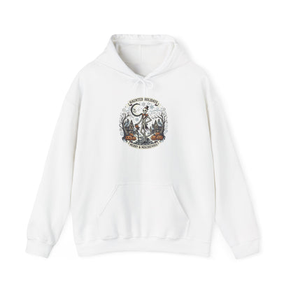 Vintage Skull and Roses hoodie | Gothic Botanical Illustration