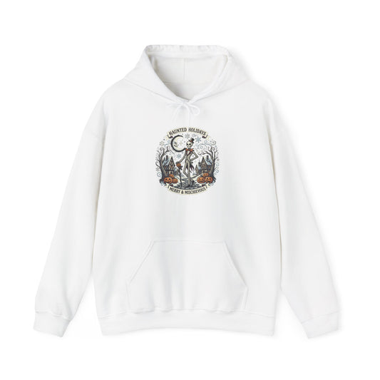 Vintage Skull and Roses hoodie | Gothic Botanical Illustration