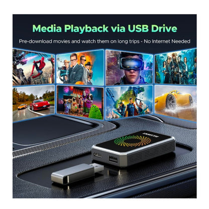 Car Vehicle Video Box for Streaming Netflix/YouTube/TikTok Wireless Carplay Adapter