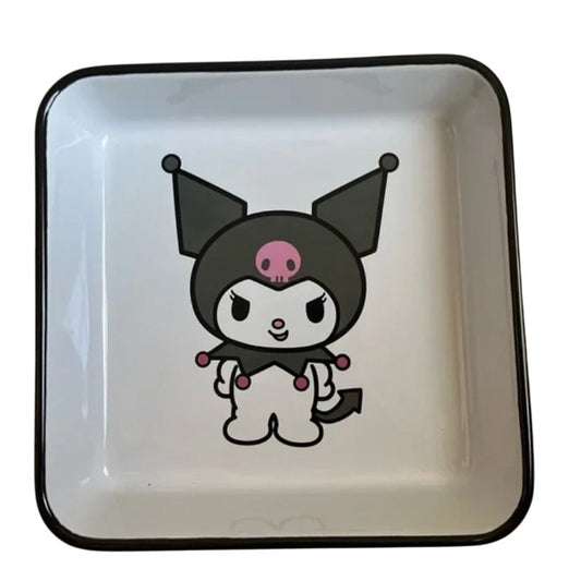 NEW Kuromi Ceramic Square Baking Pan Dish Hello Kitty & Friends Sanrio Halloween