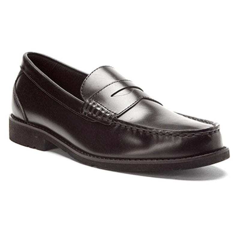 Rockport Shakespeare Circle Black Brush Off Loafers K53879 New 11.5 XW XWide