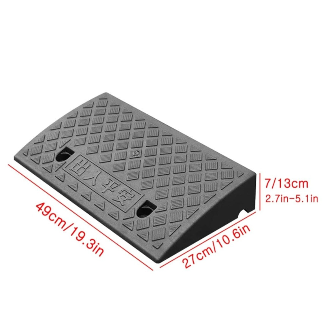 Portable Lightweight curb, threshold door ramps