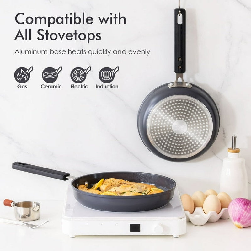 Ceramic Nonstick 8" Saute Pan with lid