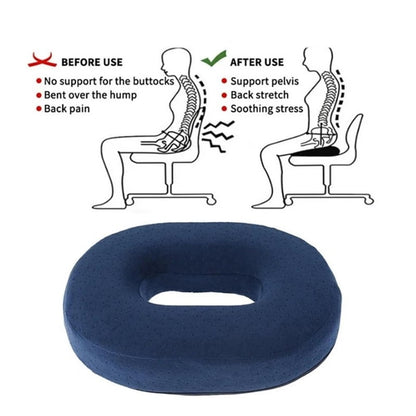 Donut Pillow for Tailbone Pain ,Hemorrhoid Pillow Seat Cushion for Long Sitting