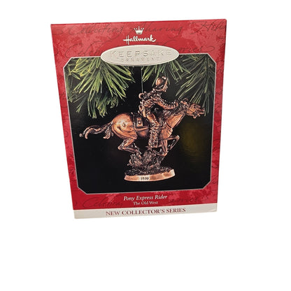 Hallmark Keepsake Ornament - Pony Express Rider The Old West 1998