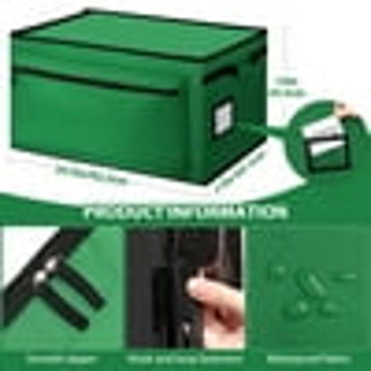 Premium Christmas Ornament Storage Container