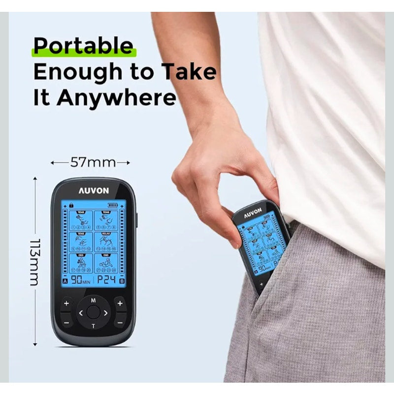3-in-1 TENS Unit Muscle Stimulator
