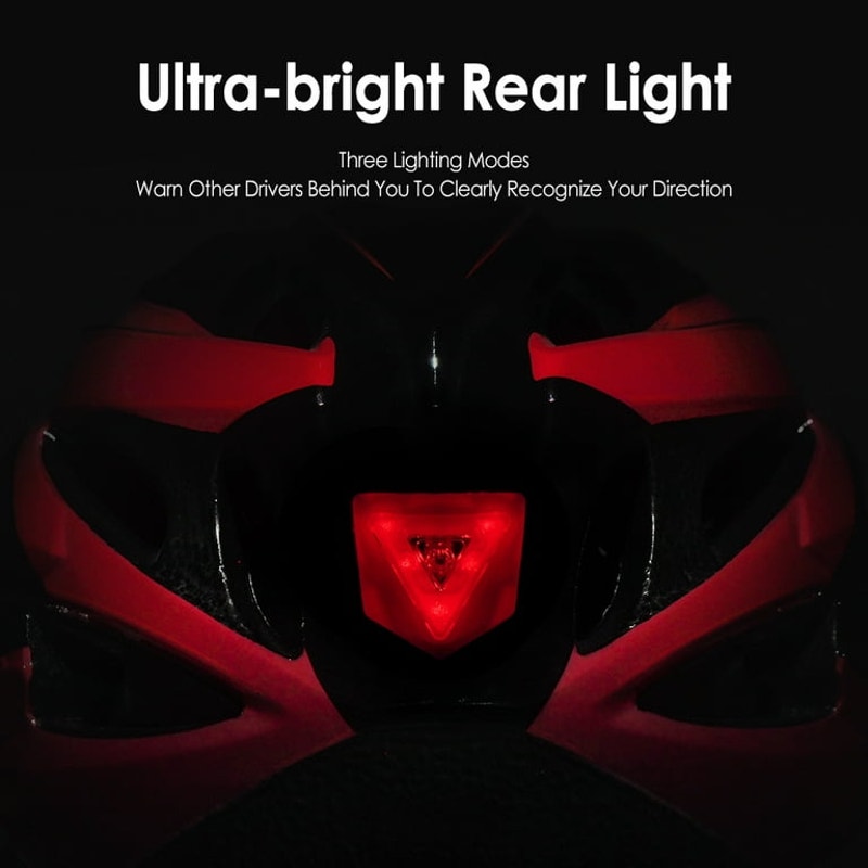 Bike Helmet for Adults with Light and Goggles Fits 58 - 62 cm (22.83-24.41 in)