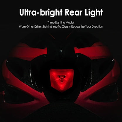 Bike Helmet for Adults with Light and Goggles Fits 58 - 62 cm (22.83-24.41 in)