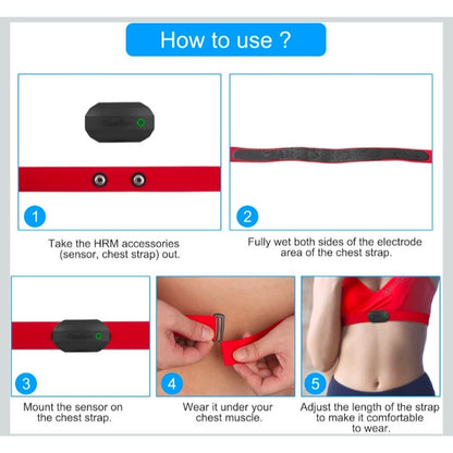 Bluetooth Heart Rate Monitor Chest Strap H808S