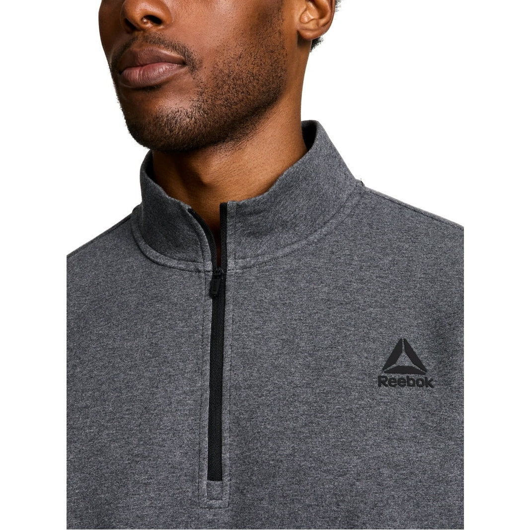 Reebok Men's Quarter Zip Sweatshirt Size S Small