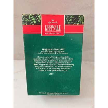 1990 Hallmark Keepsake Ornament Merry Olde Santa #1 1st in Collector's Series