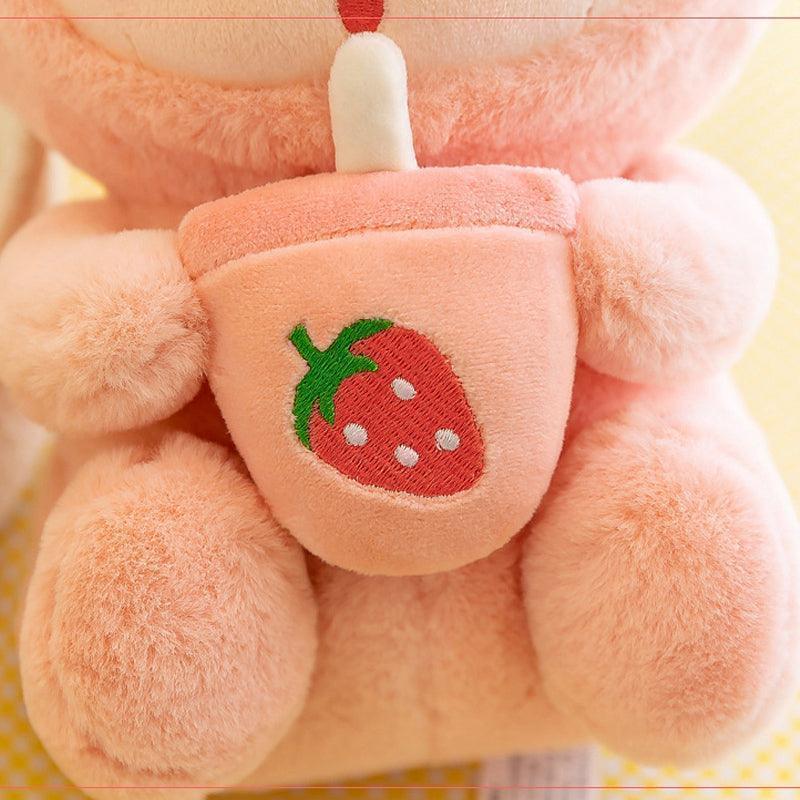 Boba Pig Stuffed Animal Soft Plushie Gift for Girls & Boys