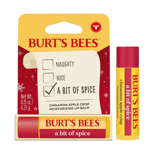 BURT'S BEES HOLIDAY SPICE LIP BALM (0.15 OZ TUBE)