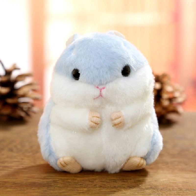 Cute Hamster Backpack Charm Keyring for Animal Lovers