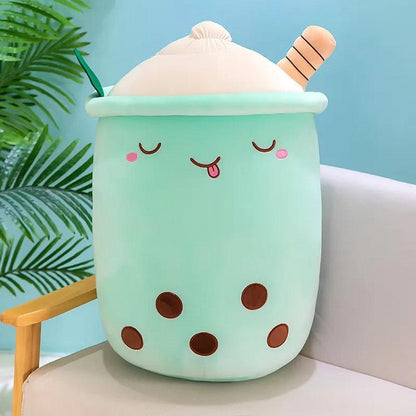 Boba Tea Plush Pillow Cute Bubble Tea Stuffed Animal Toy