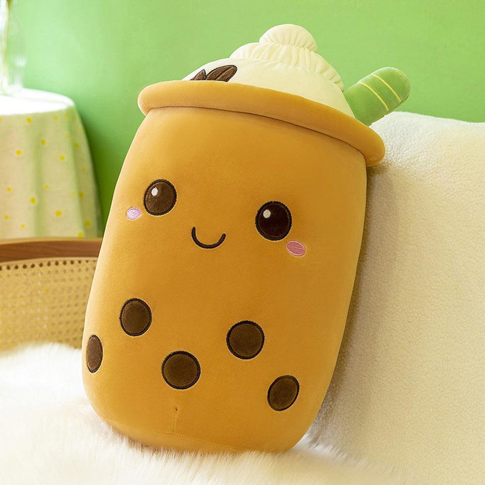 Boba Tea Plush Pillow Cute Bubble Tea Stuffed Animal Toy