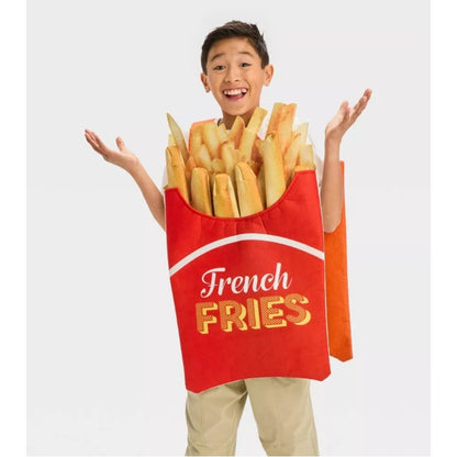 Kids' + Adult French Fries Halloween Costume Sandwich Board One Size Fits Most