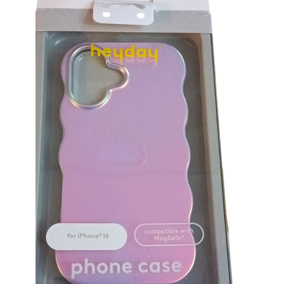 Heyday Apple Iphone 16 Case Magsafe, Wavy Iridescent
