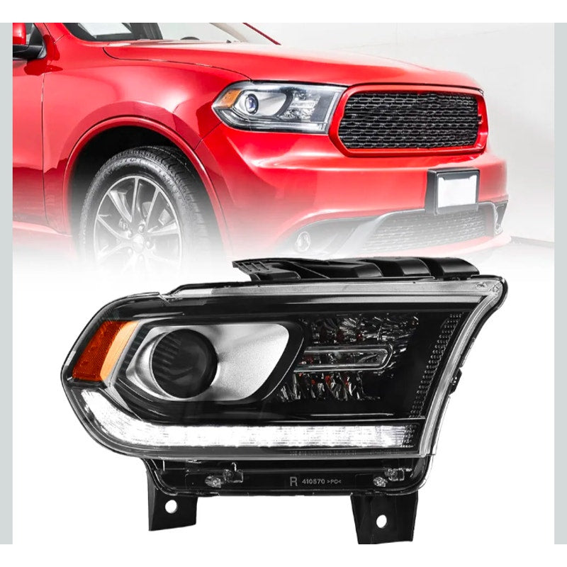 Halogen ONLY For Dodge Durango Headlight Assembly 2016 2017 2018 2019 2020