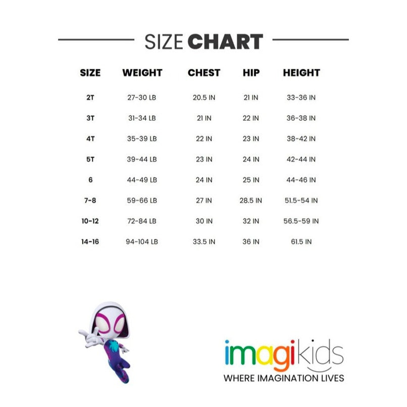 Spidey Gwen Ghost Spider Little Girls 2 Pack Long Sleeve T-Shirts Size 4T