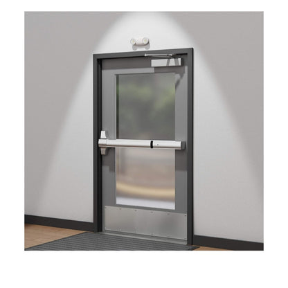 LED Emergency Light, UL Certified, 6-Pack, Adjustable Two LED Bug Eye Head, Battery Backup.