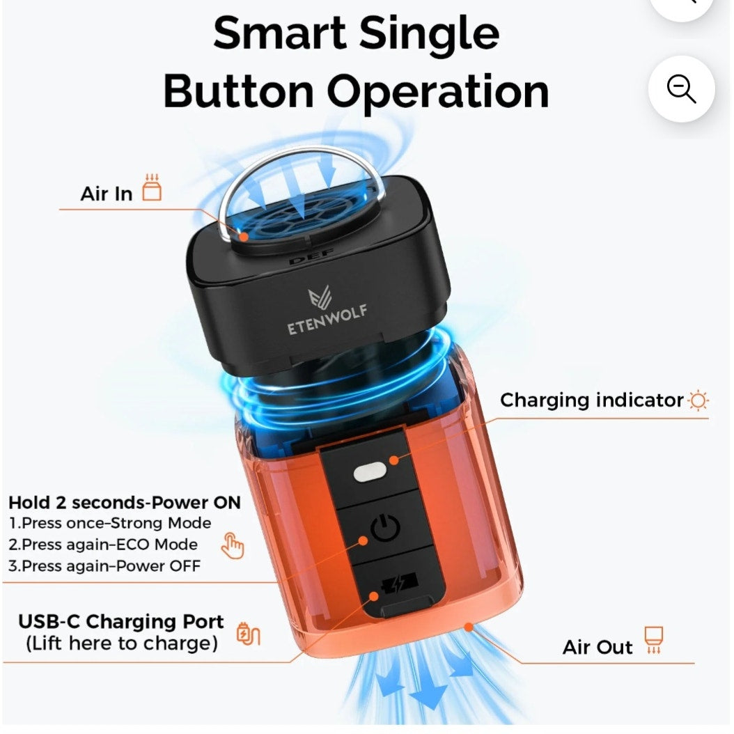 Mini Electric Air Pump Camping Inflator