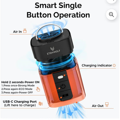 Mini Electric Air Pump Camping Inflator