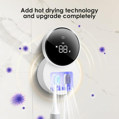 Smart Wall Mounted Toothbrush Holder & Cleaner