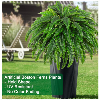 Fake Ferns - Set of 2 Faux Boston Ferns