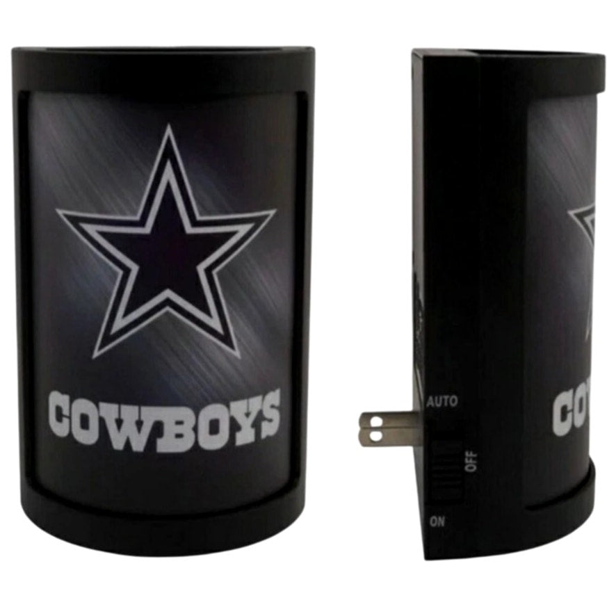 New Dallas Cowboys LED Night Light w/ Light Sensor Nightlight Plug-In