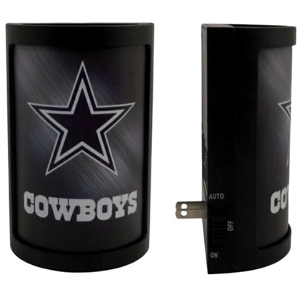 New Dallas Cowboys LED Night Light w/ Light Sensor Nightlight Plug-In