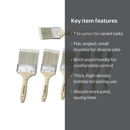 7PC Paint Brushes Set Painting Brush Set
