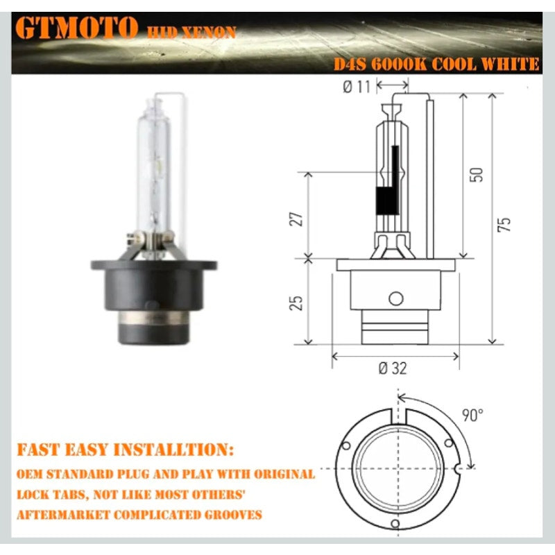 Toyota Avalon Sienna Headlight HID Low Beam
