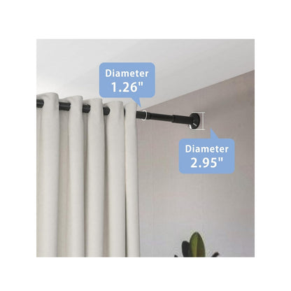 Tension Curtain Rod, 51-126 Inch