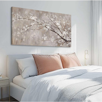 White Flower Wall Decor