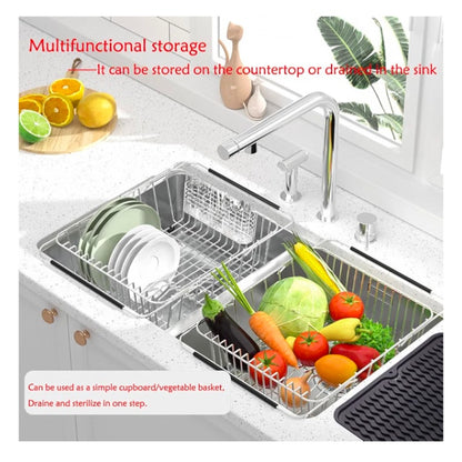 Stainless Steel Dish Drying Rack Expandable