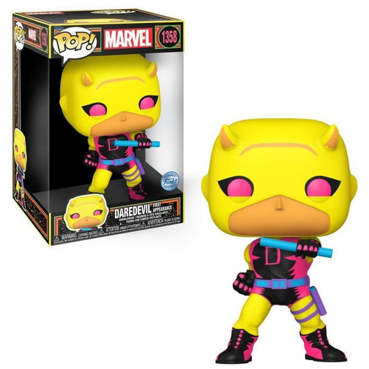 Marvel Daredevil Glow-in-The-Dark Pop! Vinyl Jumbo Figure 10" Masked Vigilante