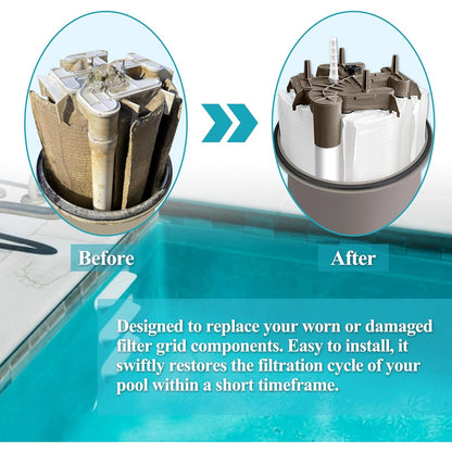 Grid Swmming Pool Filter Set Filbur FC-9520 Pleatco PFS1224 Unicel FS-2002 Hayward Pentair