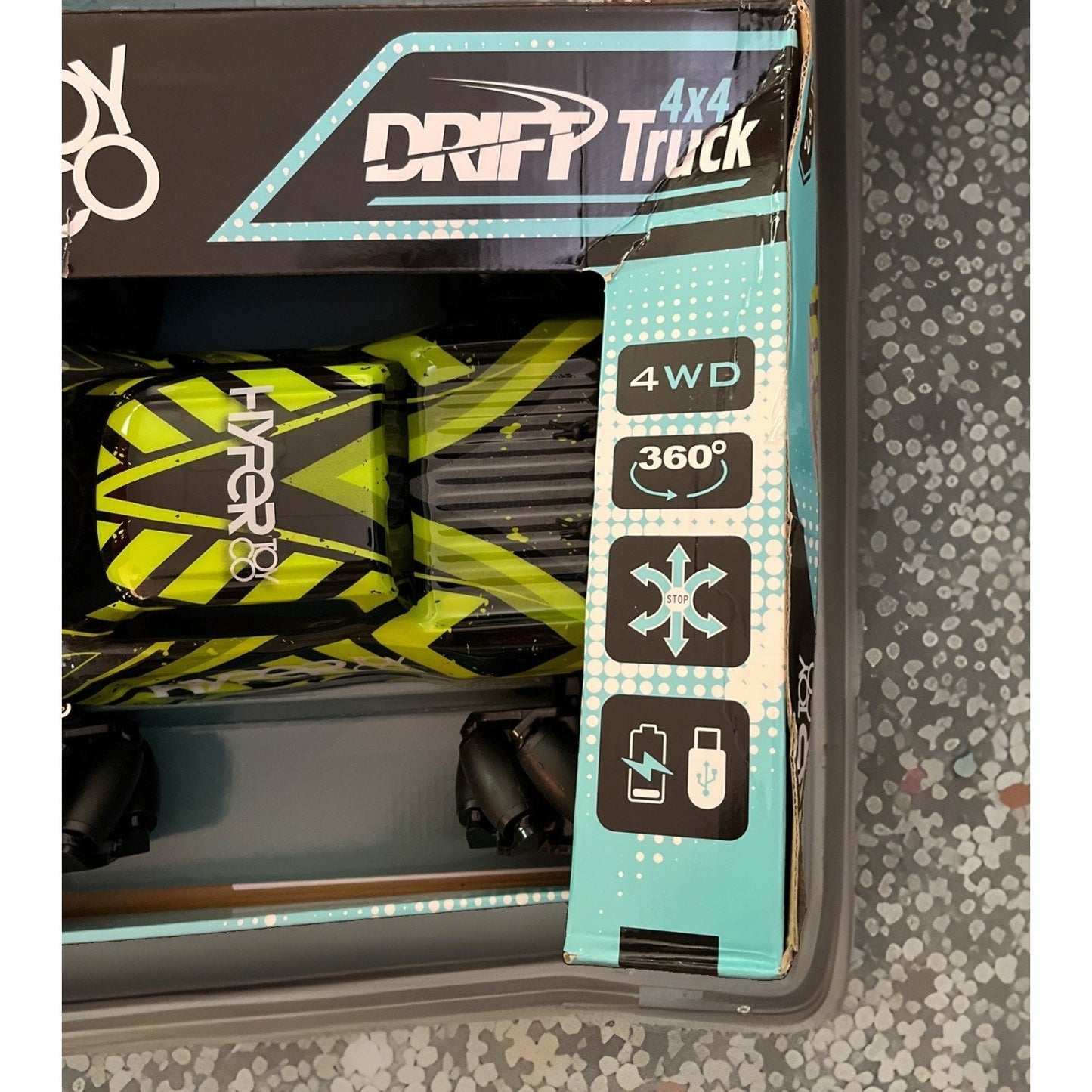 Hyper High-Speed RC Drift Race Truck Rechargeable - 1:10 Scale - SEE DETAILS