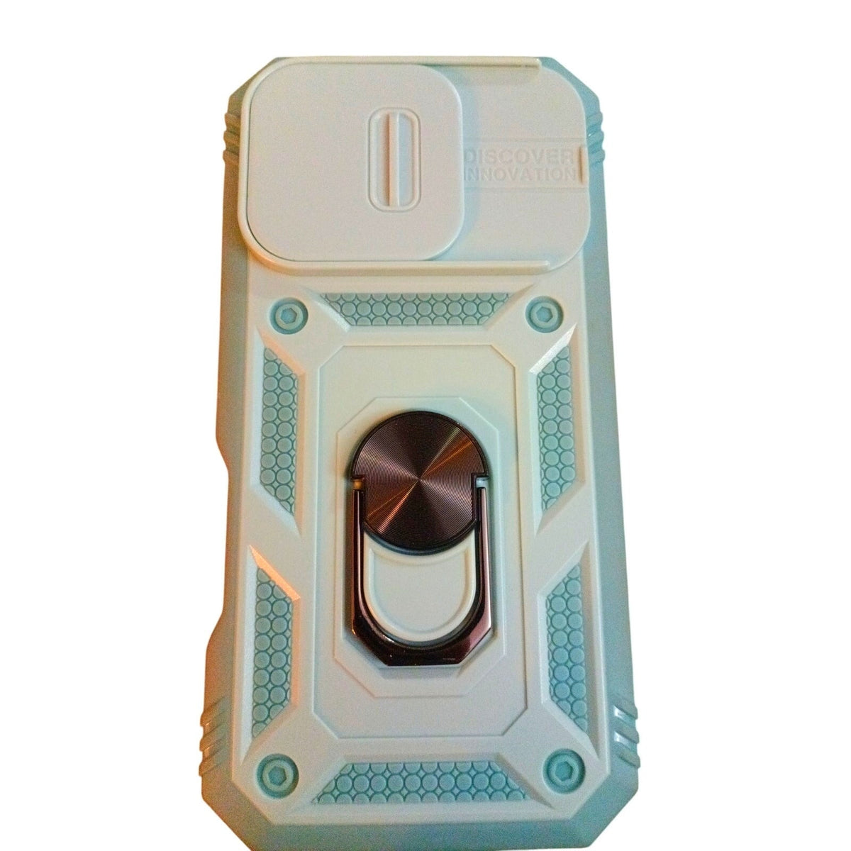 iPhone 16 Pro Kickstand Armor Case with Slide Camera Lens Protection Cover