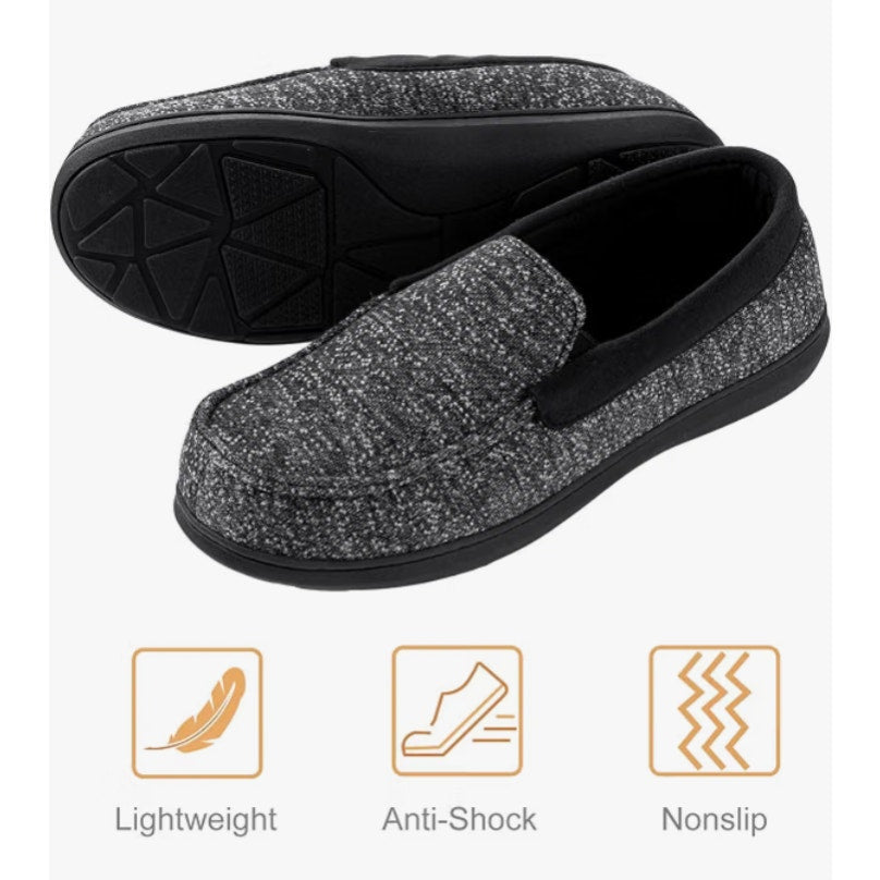 Men's Size 10 Tweed Memory Foam slippers