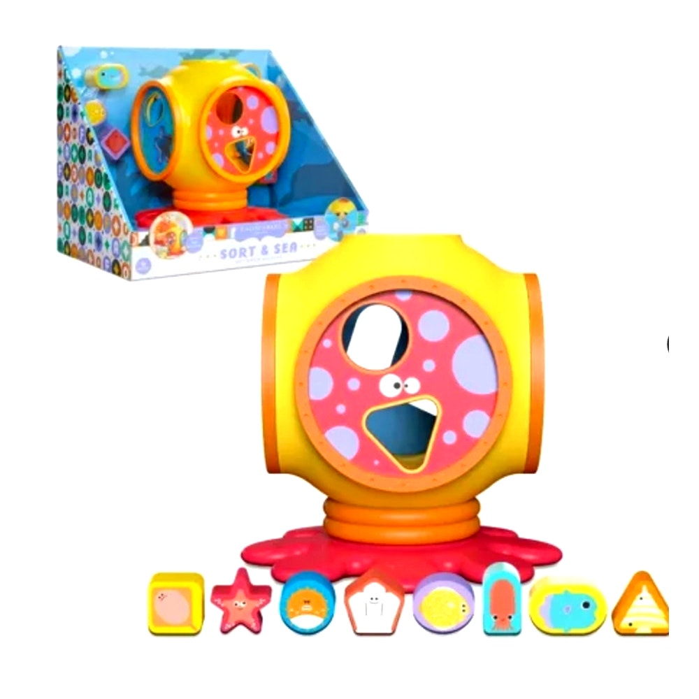 FAO Schwarz Sort & Sea Octupus Sorter Baby Infant Learning Toy