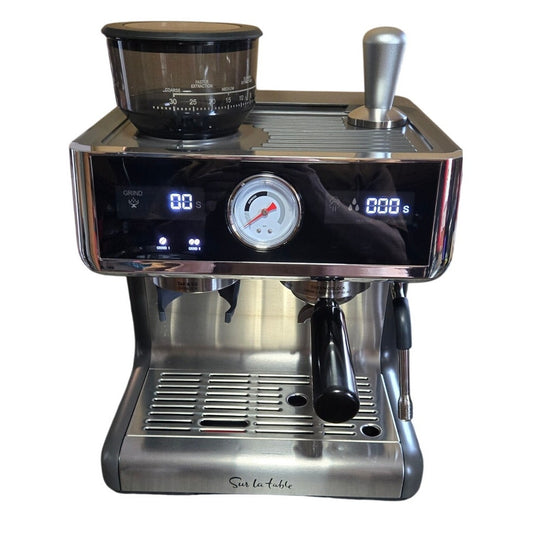 Sur La Table Espresso Maker with Dual Boiler Heating and frother