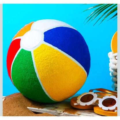 2 Pc Dog Water Toys Giant Pet 9.5 Beach Ball Pool Toy