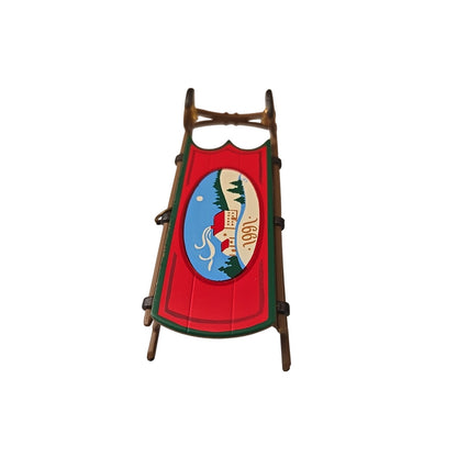 Vintage Hallmark Keepsake Ornament Nostalgic Old Fashioned Sled 1991 In Box