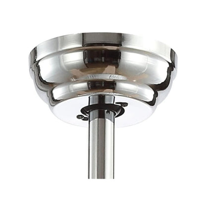 JONATHAN Y JYL9706A Mandy 52" 3-Light Crystal Prism Drum LED Ceiling Fan w/ Remote Chrome
