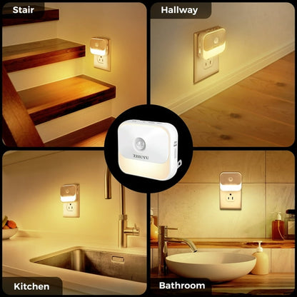 4-Pack Dimmable Motion Sensor LED Night Lights